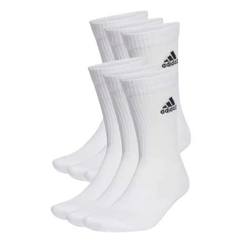 adidas Unisex Cushioned Sportswear Crew Socks 6 Pairs Socks