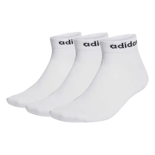 adidas Unisex Set Di 3 Paia Di Calzini Lineari Socks