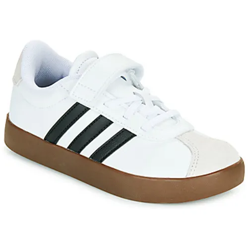 adidas  VL COURT 3.0 EL C  boys's Children's Shoes (Trainers) in White