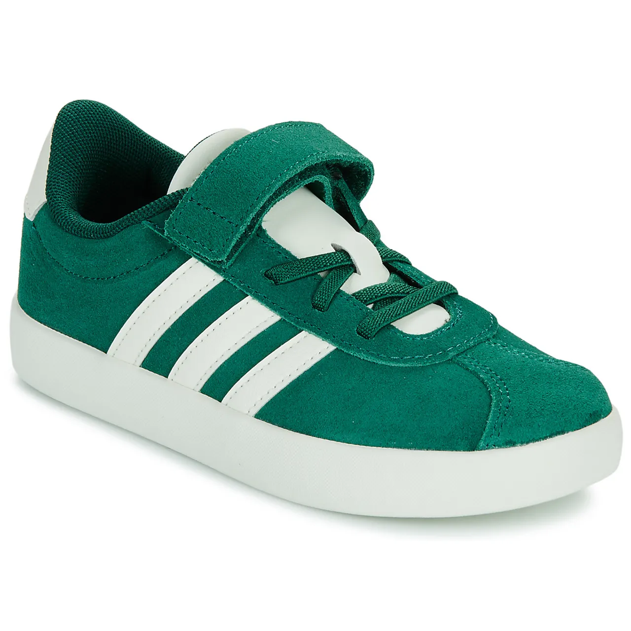 adidas  VL COURT 3.0 EL C  girls's Children's Shoes (Trainers) in Green
