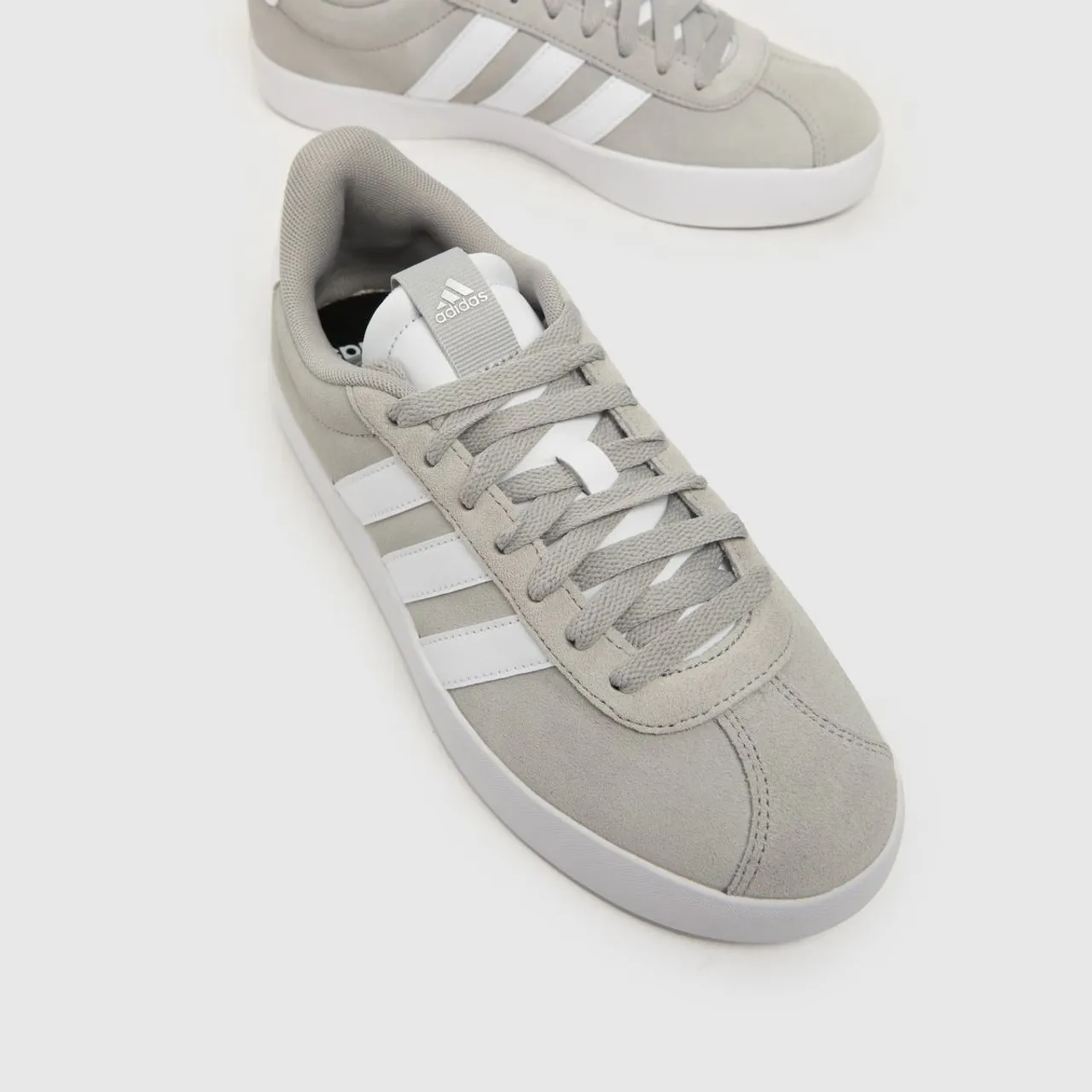 Adidas Vl Court 3.0 Trainers In Light Grey