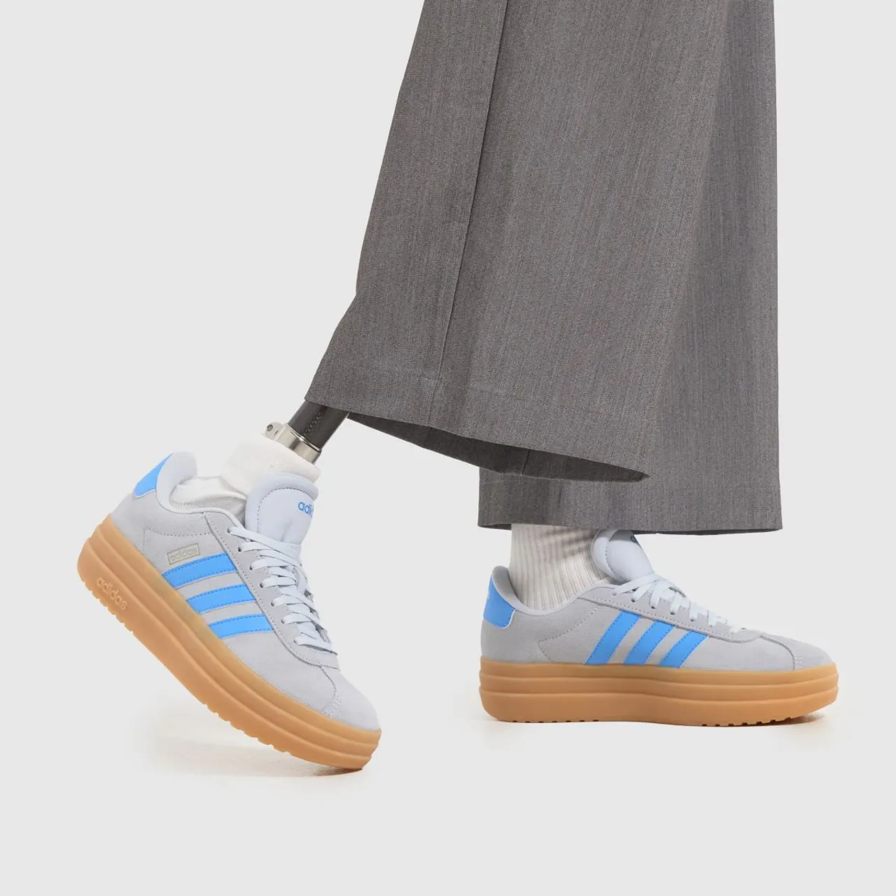 Adidas vl Court Bold Trainers in Blue Multi