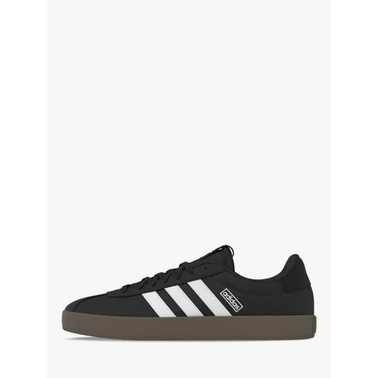 adidas VL Court Contrast Sole Trainers - Black/White - Female