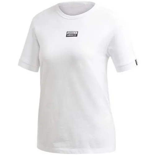 adidas  Vocal T  women's T shirt in White