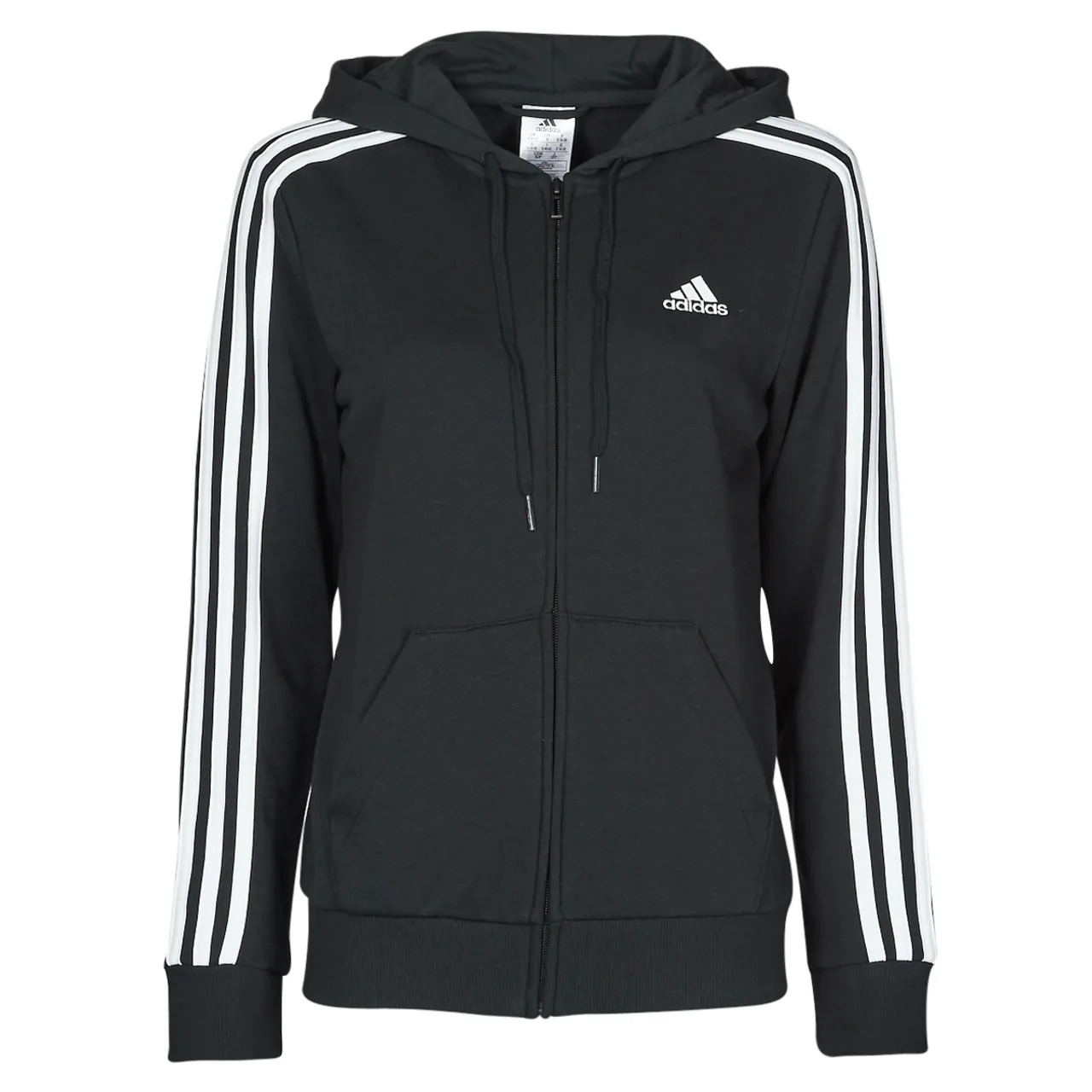 adidas  W 3S FT FZ HD  women's Tracksuit jacket in Black