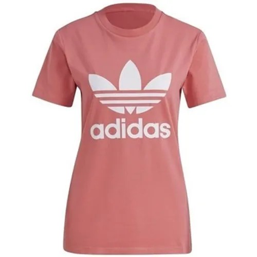 adidas  W 3STRIPES 21  women's T shirt in Pink