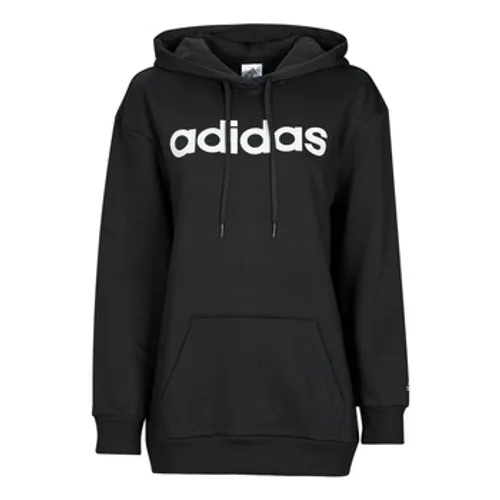 adidas  W LIN OV FL HD  women's Sweatshirt in Black