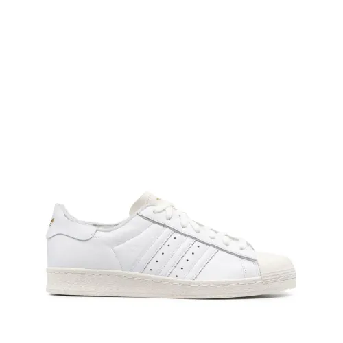 Adidas , White Superstar Low-Top Sneakers ,White male, Sizes: