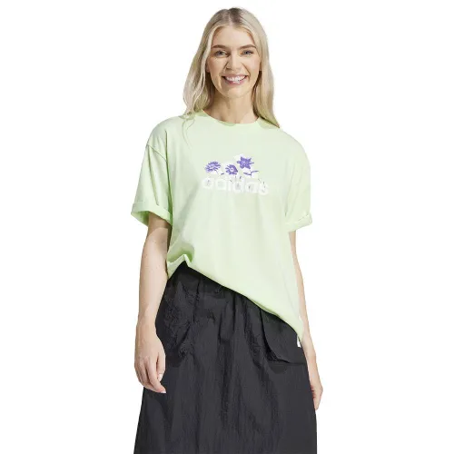 adidas Women Flower Pack Bos Tee T-Shirt