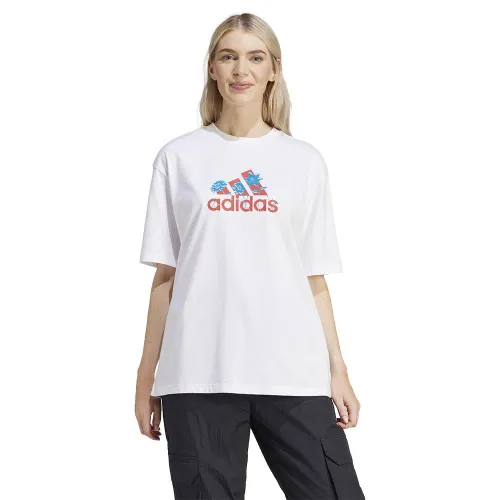 adidas Women Flower Pack Bos Tee T-Shirt
