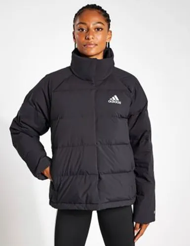 Adidas Womens Helionic Cropped Puffer Jacket - Black, Black