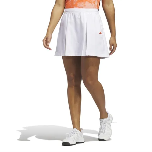 adidas Womens Made To Be Remade Flare Golf Skirt White