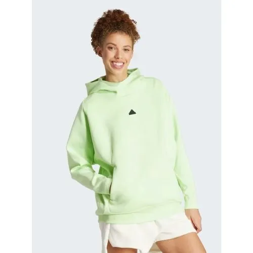 Adidas Womens Semi Green Spark Z.N.E Hoodie