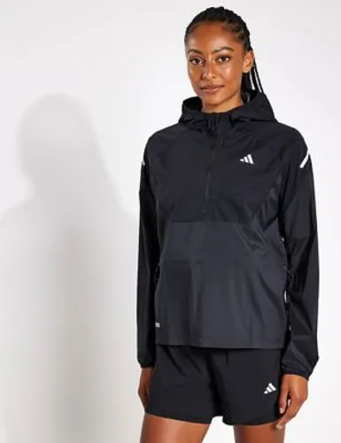 Adidas Womens Ultimate Hooded Sports Jacket - XS - Black, Black