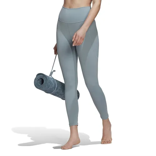 adidas Womens Yoga Studio Aeroready 7/8 Tight Leggings Magic Grey