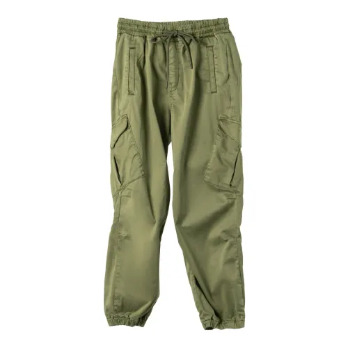 Adriano Goldschmied , Cargo High-Rise Pants - Luxury Fashion Must-Have ,Green female, Sizes: