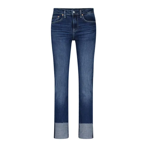 Adriano Goldschmied , Girlfriend Style High-Waisted Jeans ,Blue female, Sizes: