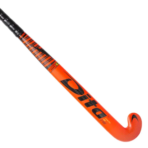 Adult Advanced 100% Carbon Low Bow Field Hockey Stick Carbotecpro C100 - Red