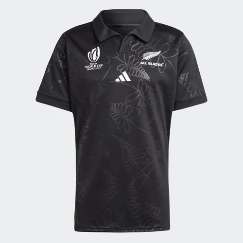 Adult All Blacks Replica Rugby Shirt New Zealand 2023 - Black