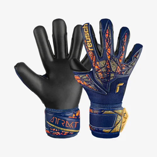 Adult Goalkeeper Gloves Attrakt Gold X 24