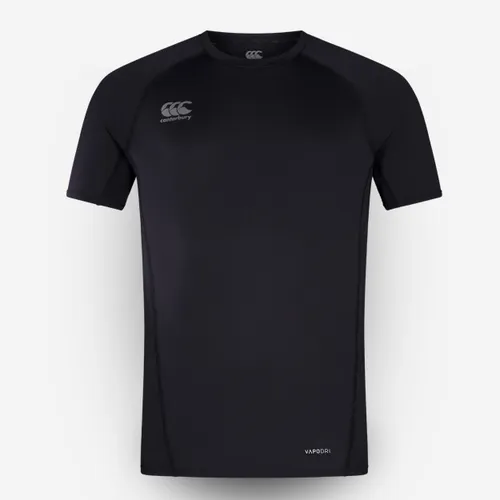 Adult Rugby Short-sleeved T-shirt Ccc Small Logo Super Light - Black