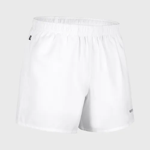 Adult Rugby Shorts With Pockets R100 - White