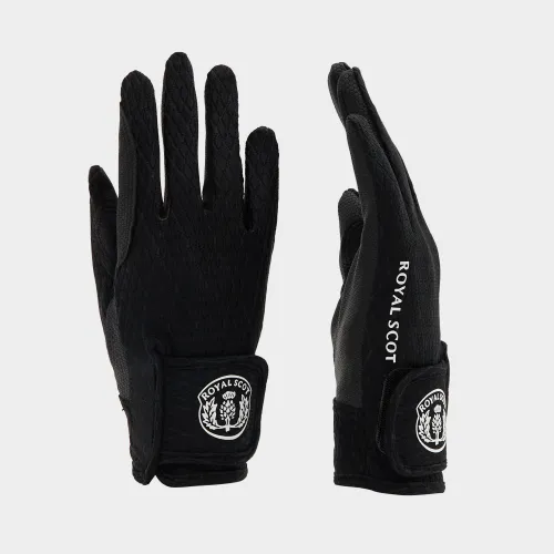 Adult Silicone Riding Gloves Black