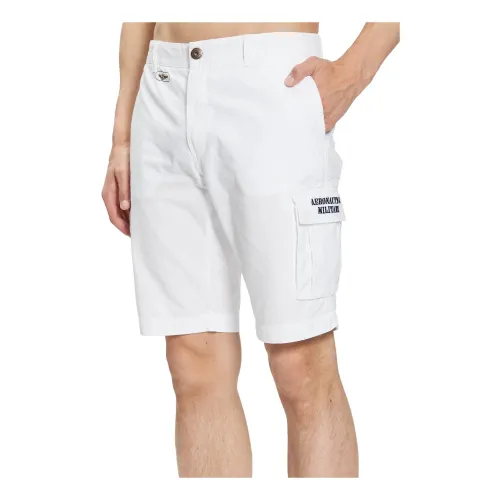 Aeronautica Militare , Aeronautica Militare Shorts White ,White male, Sizes: