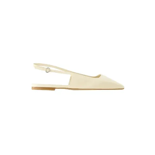 aeyde , Leather flats ,Beige female, Sizes: