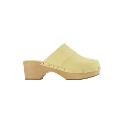 aeyde , Leather flats ,Yellow female, Sizes: