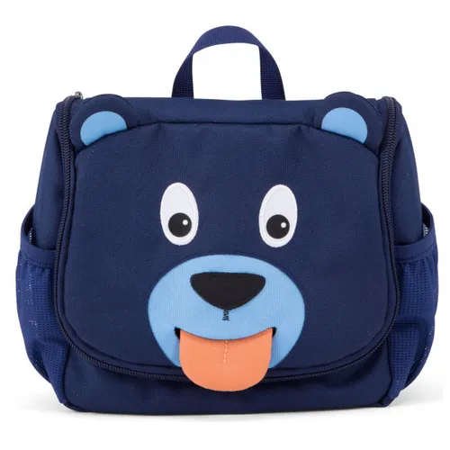 Affenzahn - Toiletry Bag Bear - Wash bag size 2 l, blue