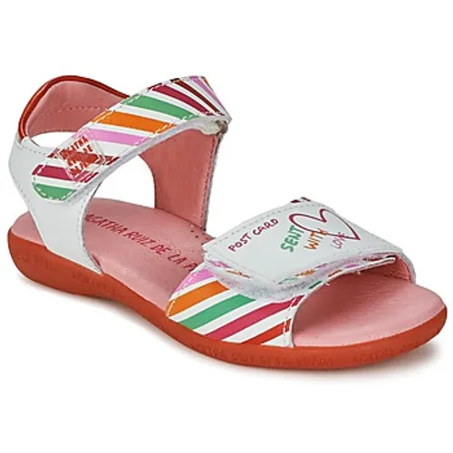 Agatha Ruiz de la Prada  CAZOLETA  girls's Children's Sandals in Multicolour
