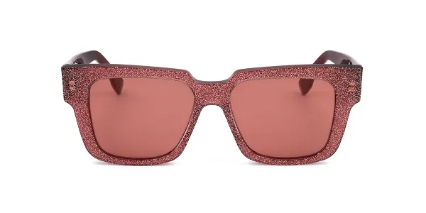 Agent Provocateur Debie Glamorama Dark Pink Glitter Women's Sunglasses Pink Size 52
