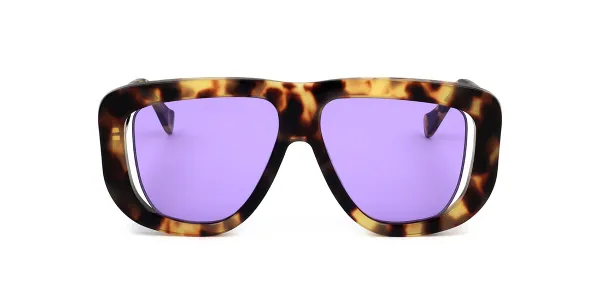 Agent Provocateur Karley Leopardo Havana Women's Sunglasses Tortoiseshell Size 52