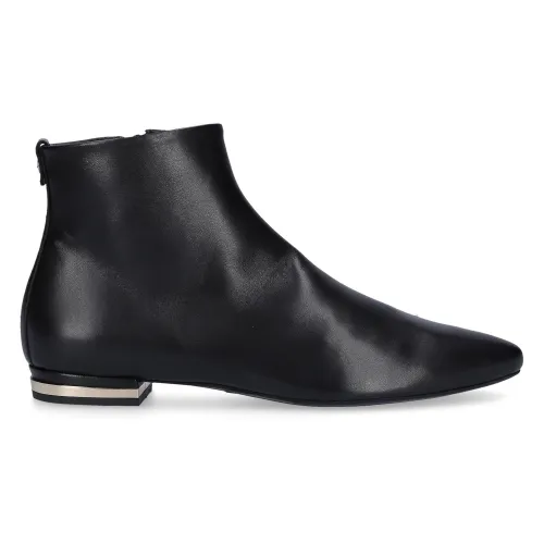 AGL , Classic ankle boots D543501 veal leather ,Black female, Sizes: