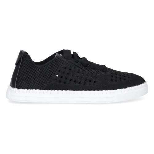 AGL , Sneakers low D947001 Strick ,Black female, Sizes: