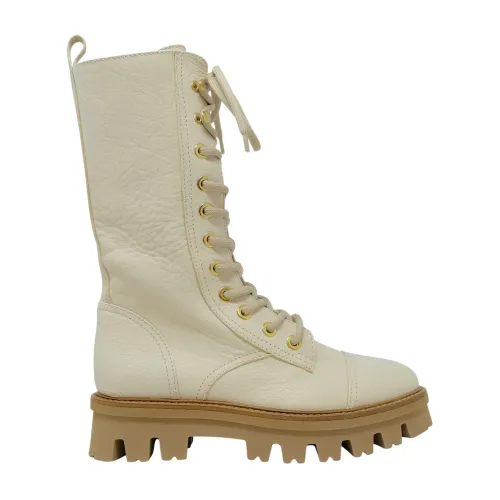 AGL , Womens Shoes Ankle Boots White Aw23 ,White female, Sizes: