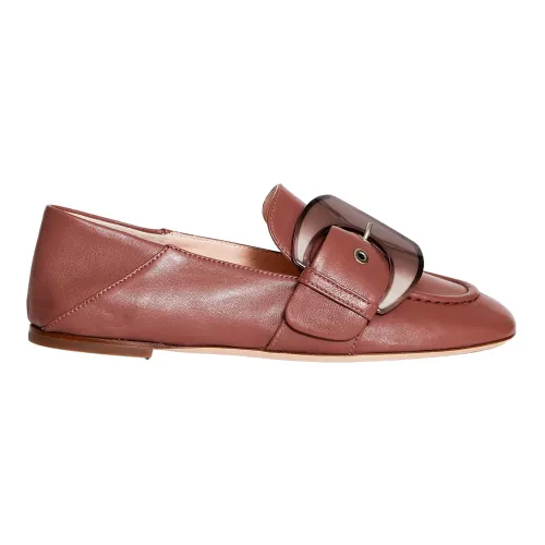 AGL , Women`s Shoes Loafer Leather Ss23 ,Brown female, Sizes: