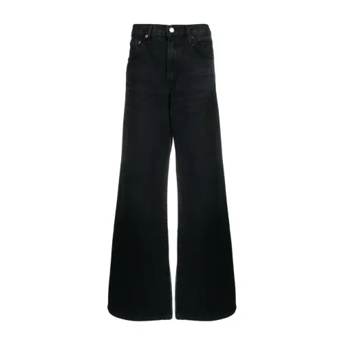 Agolde , Black Clara Jeans ,Black female, Sizes: