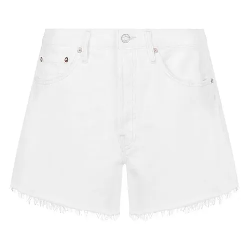 AGOLDE Parker Long Shorts - White