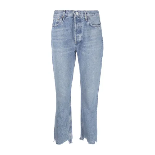 Agolde , Riley jeans ,Blue female, Sizes: