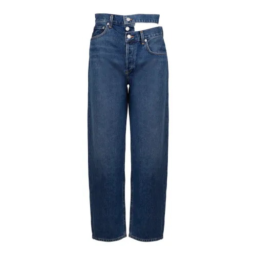 Agolde , Straight Jeans ,Blue female, Sizes: