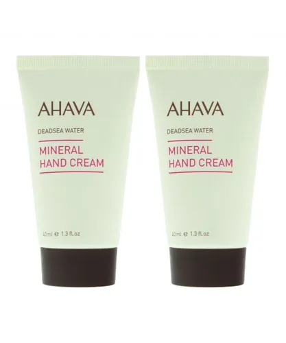 Ahava Womens Dead Sea Water Mineral Hand Cream 40ml Travel Size x 2 - One Size