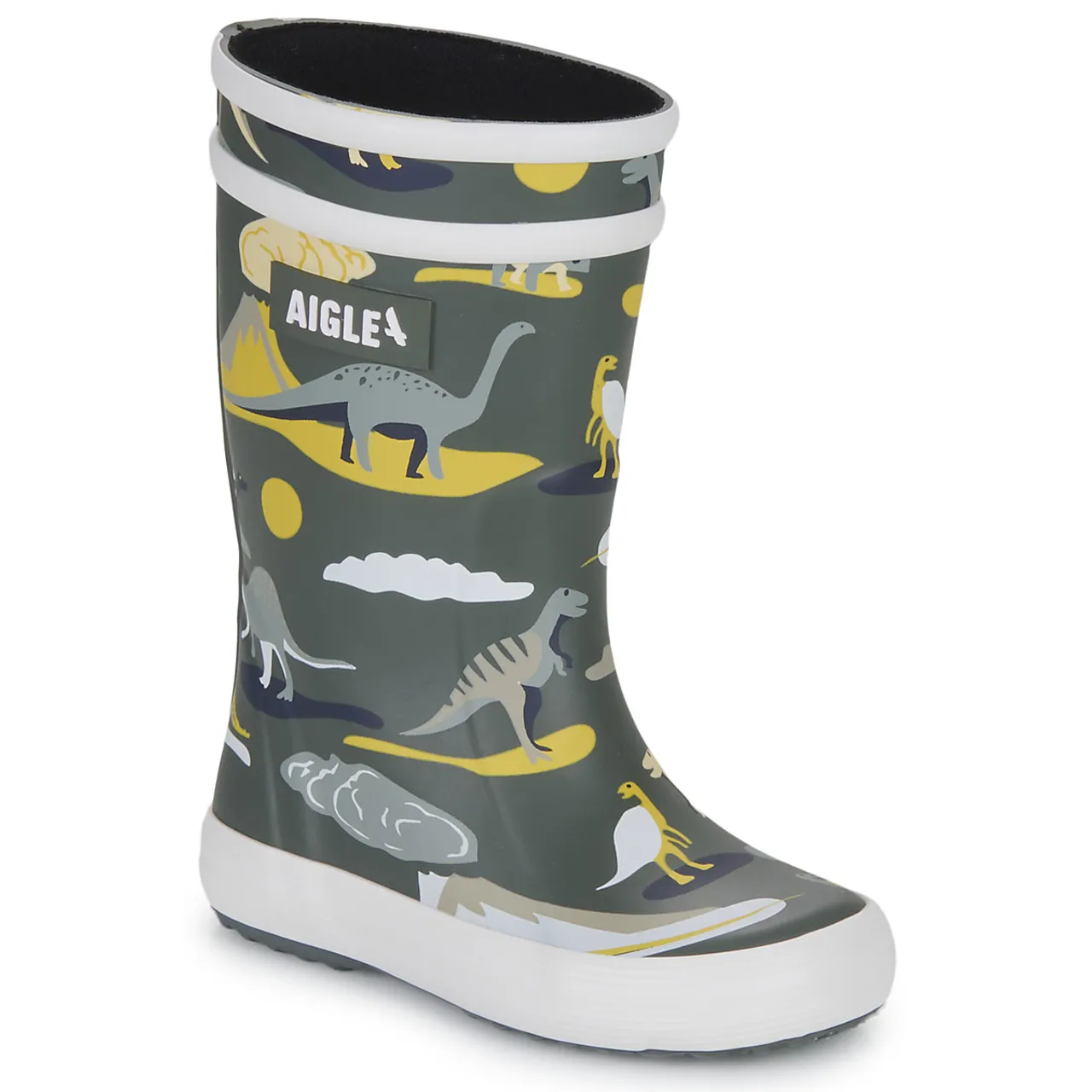 Aigle  LOLLY POP PLAY2  boys's Children's Wellington Boots in Grey