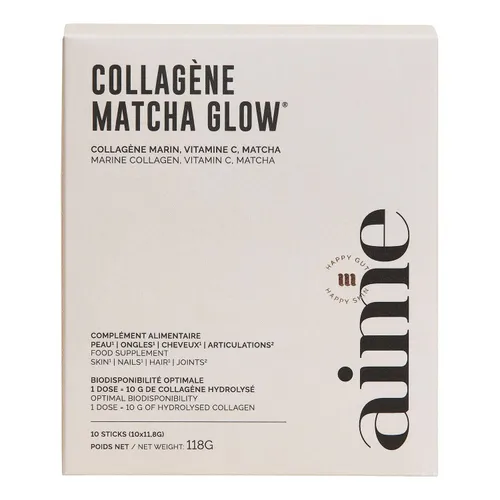Aime Collagène Matcha Glow Food Supplement X 10 Sticks