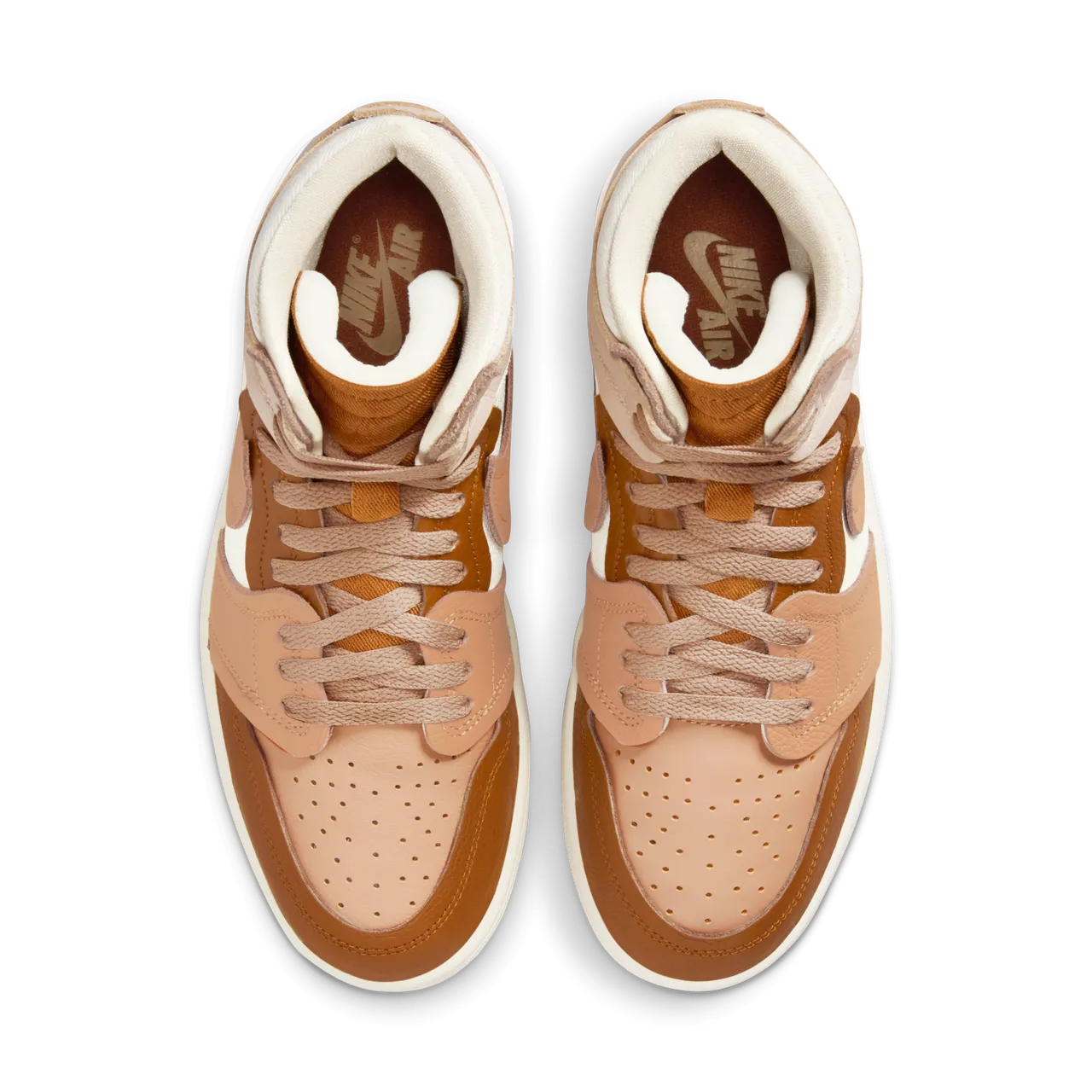 Air Jordan 1 High Method of Make Women's Shoes - Brown