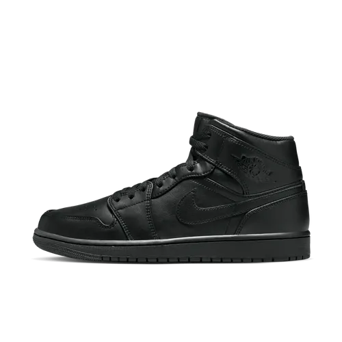 Air Jordan 1 Mid Shoes - Black