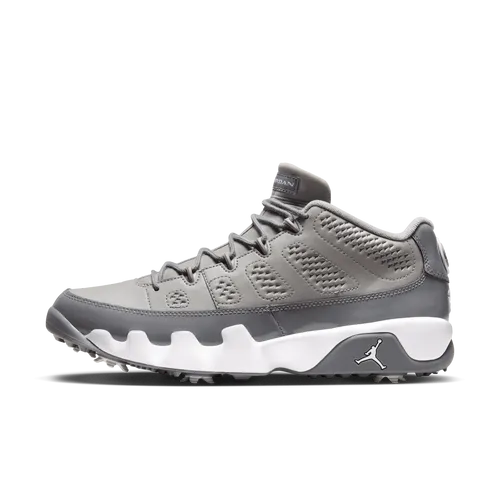 Air Jordan 9 G Golf Shoes - Grey - Leather