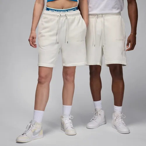 Air Jordan Wordmark Men's Fleece Shorts - White - Cotton
