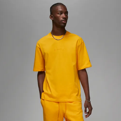 Air Jordan Wordmark Men's T-Shirt - Yellow - Cotton